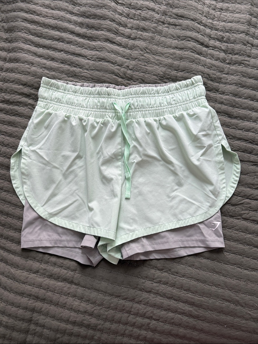 Gymshark Mint Green Athletic Shorts- Size M